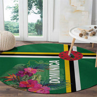 Dominica Round Carpet Waitukubuli Tropical Flower