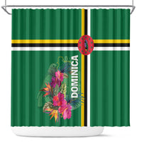 Dominica Shower Curtain Waitukubuli Tropical Flower
