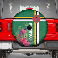 Dominica Spare Tire Cover Waitukubuli Tropical Flower - Wonder Print Shop