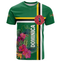 Personalized Dominica T Shirt Waitukubuli Tropical Flower - Wonder Print Shop