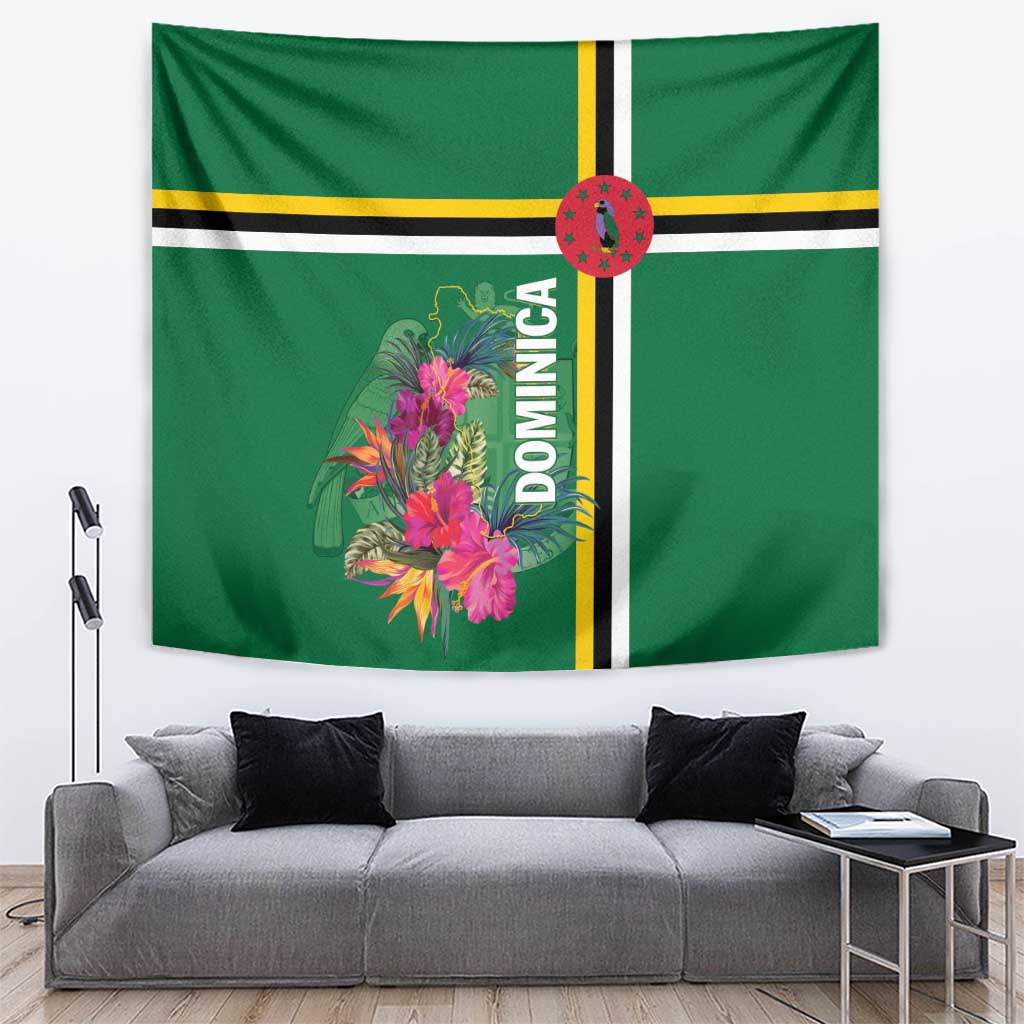 Dominica Tapestry Waitukubuli Tropical Flower - Wonder Print Shop