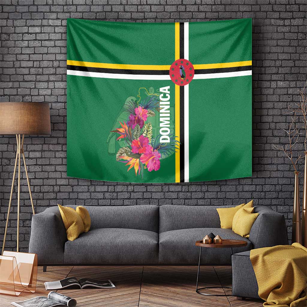 Dominica Tapestry Waitukubuli Tropical Flower - Wonder Print Shop