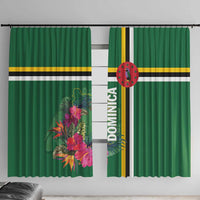 Dominica Window Curtain Waitukubuli Tropical Flower - Wonder Print Shop