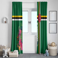 Dominica Window Curtain Waitukubuli Tropical Flower - Wonder Print Shop