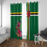 Dominica Window Curtain Waitukubuli Tropical Flower - Wonder Print Shop