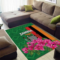 Zambia Area Rug Icitungu ca Zambia Bougainvillea - Wonder Print Shop