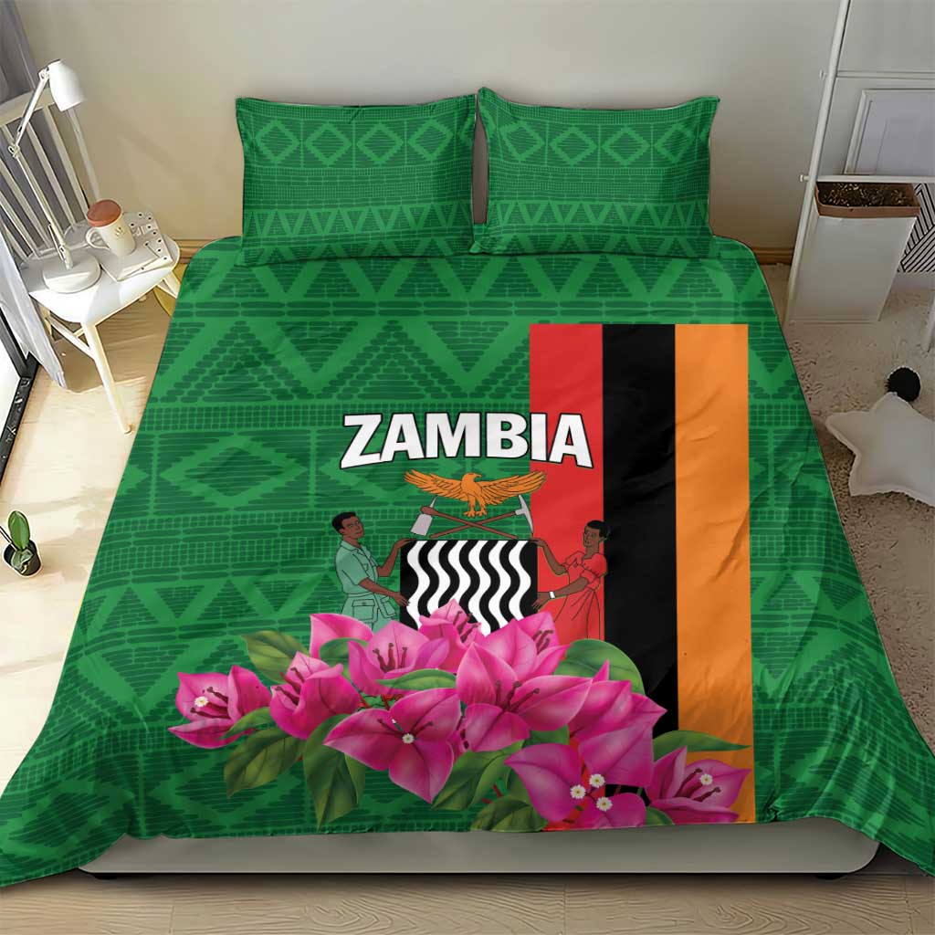 Zambia Bedding Set Icitungu ca Zambia Bougainvillea - Wonder Print Shop