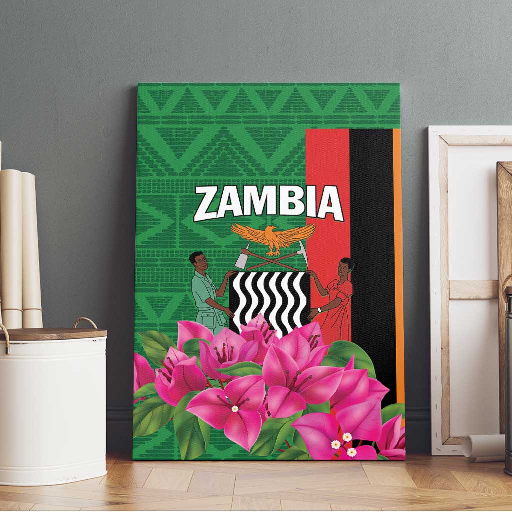 Zambia Canvas Wall Art Icitungu ca Zambia Bougainvillea - Wonder Print Shop