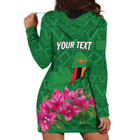 Personalized Zambia Hoodie Dress Icitungu ca Zambia Bougainvillea - Wonder Print Shop