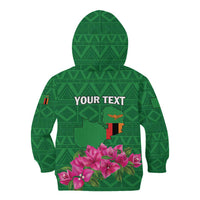Personalized Zambia Kid Hoodie Icitungu ca Zambia Bougainvillea - Wonder Print Shop
