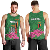 Personalized Zambia Men Tank Top Icitungu ca Zambia Bougainvillea - Wonder Print Shop