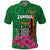 Personalized Zambia Polo Shirt Icitungu ca Zambia Bougainvillea - Wonder Print Shop