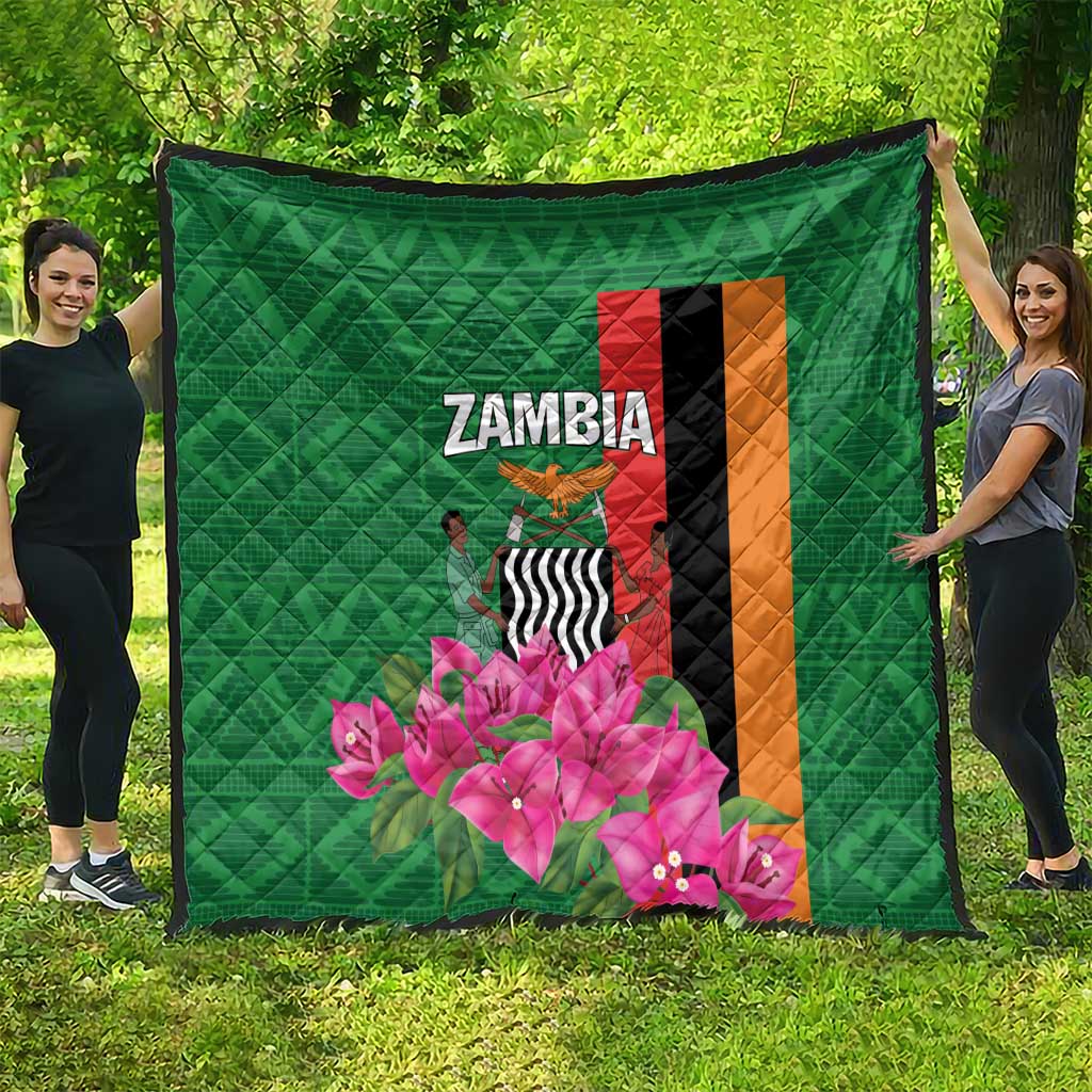 Zambia Quilt Icitungu ca Zambia Bougainvillea - Wonder Print Shop