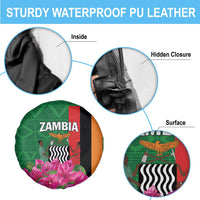 Zambia Spare Tire Cover Icitungu ca Zambia Bougainvillea - Wonder Print Shop