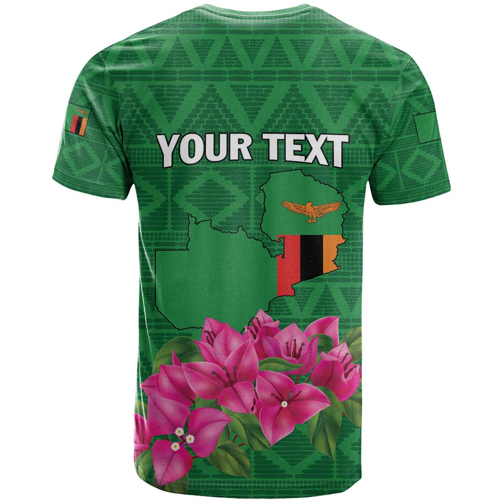 Personalized Zambia T Shirt Icitungu ca Zambia Bougainvillea - Wonder Print Shop