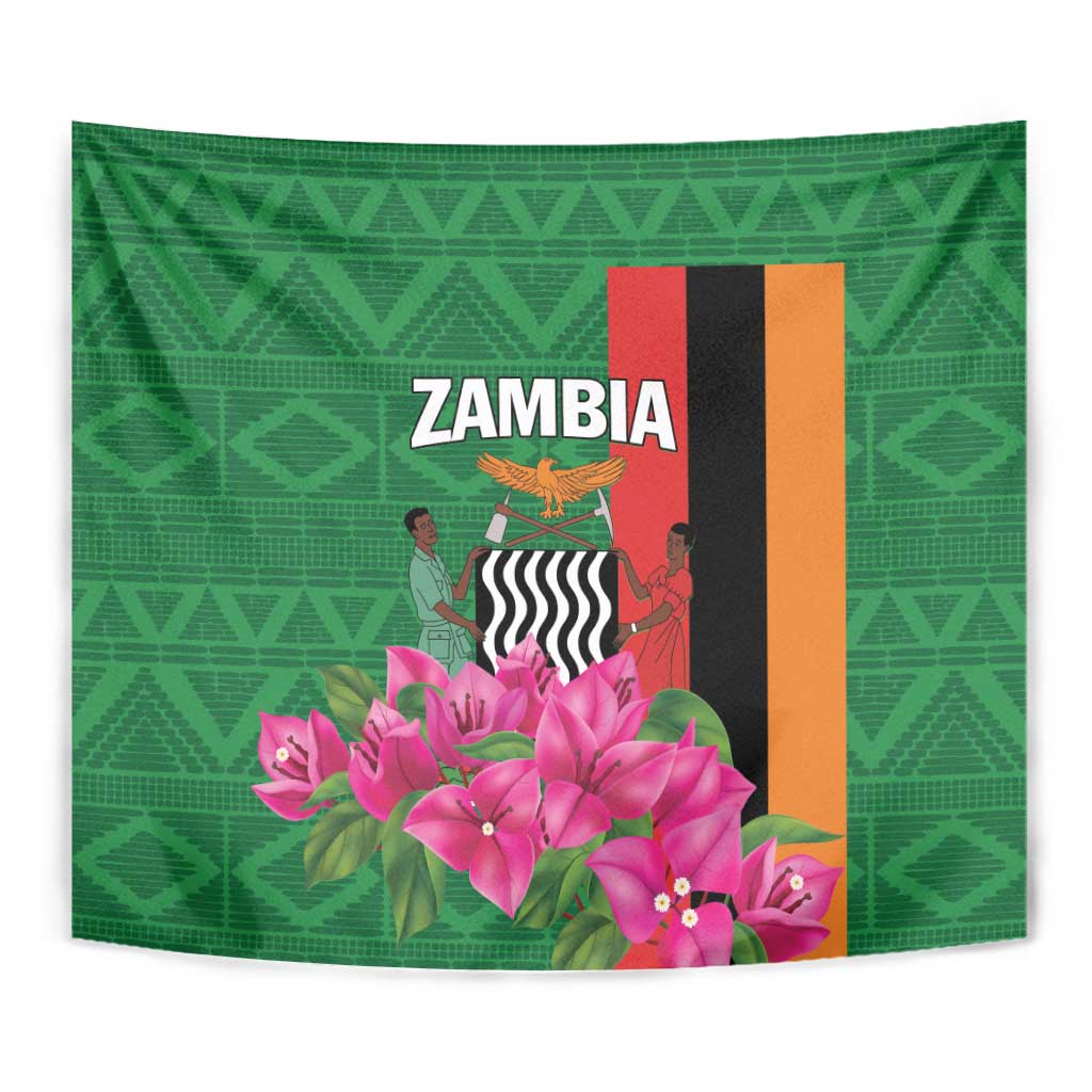 Zambia Tapestry Icitungu ca Zambia Bougainvillea - Wonder Print Shop