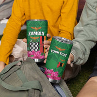 Personalized Zambia Tumbler Cup Icitungu ca Zambia Bougainvillea - Wonder Print Shop