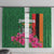 Zambia Window Curtain Icitungu ca Zambia Bougainvillea - Wonder Print Shop