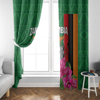 Zambia Window Curtain Icitungu ca Zambia Bougainvillea - Wonder Print Shop