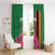 Zambia Window Curtain Icitungu ca Zambia Bougainvillea - Wonder Print Shop