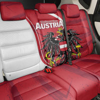 Austria National Day Back Car Seat Cover Republik Osterreich Black Eagle - Wonder Print Shop