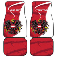 Austria National Day Car Mats Republik Osterreich Black Eagle - Wonder Print Shop