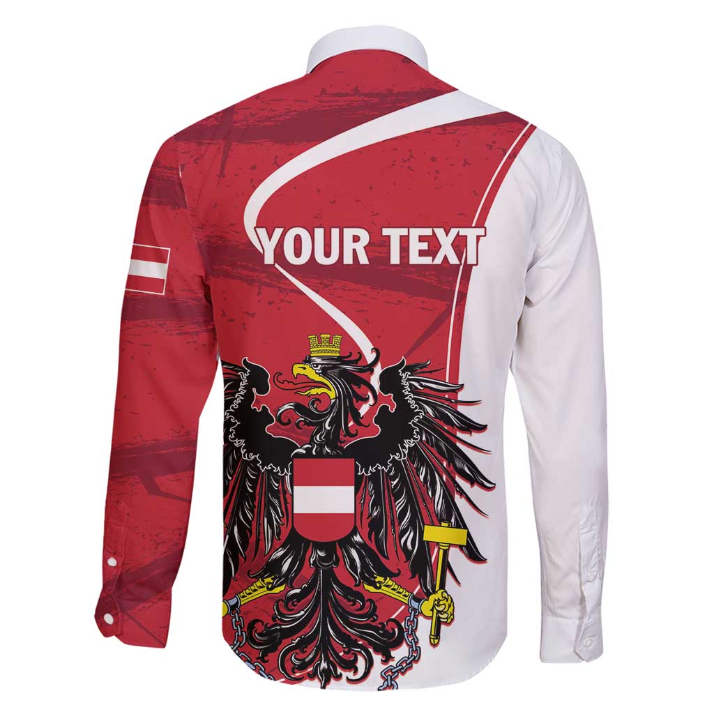 Personalized Austria National Day Family Matching Long Sleeve Bodycon Dress and Hawaiian Shirt Republik Osterreich Black Eagle - Wonder Print Shop