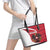 Austria National Day Leather Tote Bag Republik Osterreich Black Eagle - Wonder Print Shop