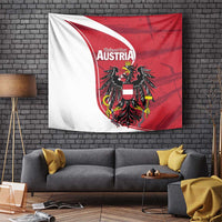 Austria National Day Tapestry Republik Osterreich Black Eagle - Wonder Print Shop