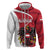 Personalized Austria National Day Zip Hoodie Republik Osterreich Black Eagle - Wonder Print Shop