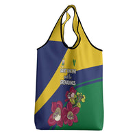 Saint Vincent and the Grenadines Grocery Bag Pax et Justitia Cannonball Flower