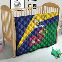 Saint Vincent and the Grenadines Quilt Pax et Justitia Cannonball Flower - Wonder Print Shop