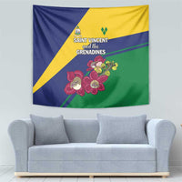Saint Vincent and the Grenadines Tapestry Pax et Justitia Cannonball Flower - Wonder Print Shop