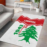 Lebanon Independence Day Area Rug Cedrus libani - Wonder Print Shop