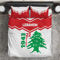 Lebanon Independence Day Bedding Set Cedrus libani - Wonder Print Shop