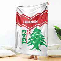 Lebanon Independence Day Blanket Cedrus libani