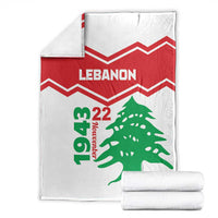 Lebanon Independence Day Blanket Cedrus libani