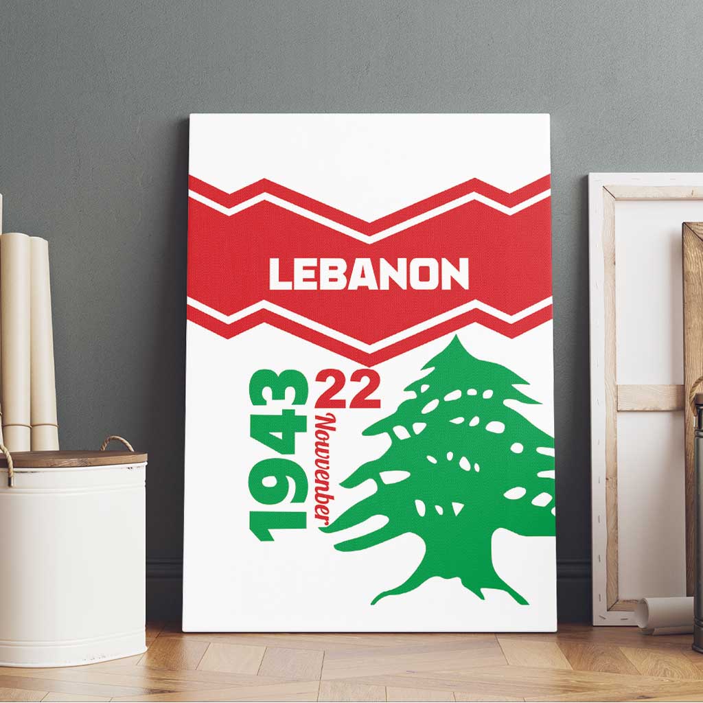 Lebanon Independence Day Canvas Wall Art Cedrus libani - Wonder Print Shop