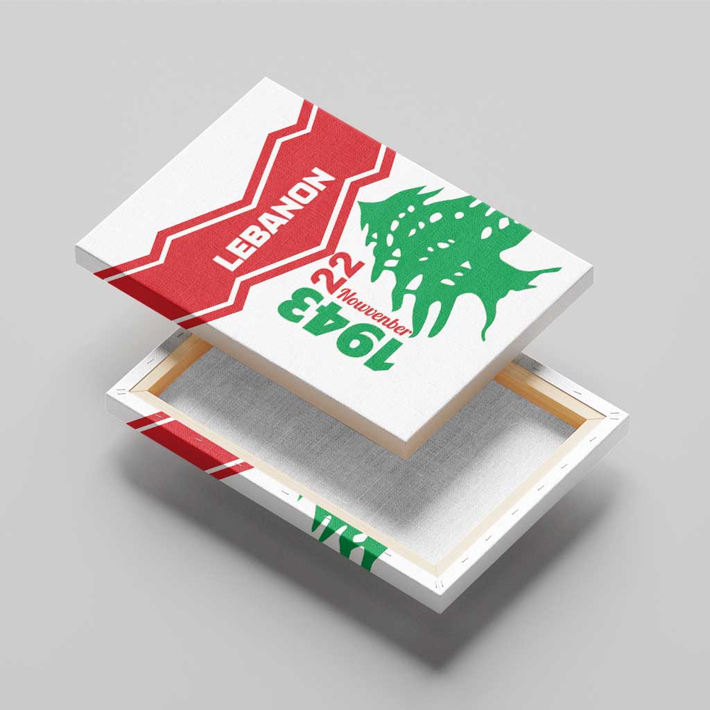 Lebanon Independence Day Canvas Wall Art Cedrus libani - Wonder Print Shop
