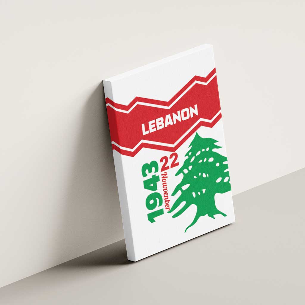 Lebanon Independence Day Canvas Wall Art Cedrus libani - Wonder Print Shop