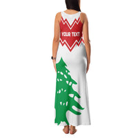 Personalized Lebanon Independence Day Family Matching Tank Maxi Dress and Hawaiian Shirt Cedrus libani - Wonder Print Shop