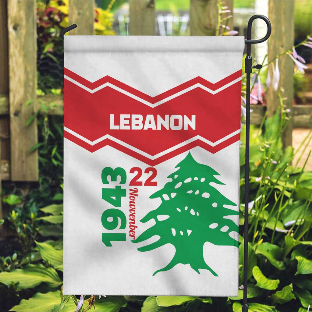 Lebanon Independence Day Garden Flag Cedrus libani - Wonder Print Shop