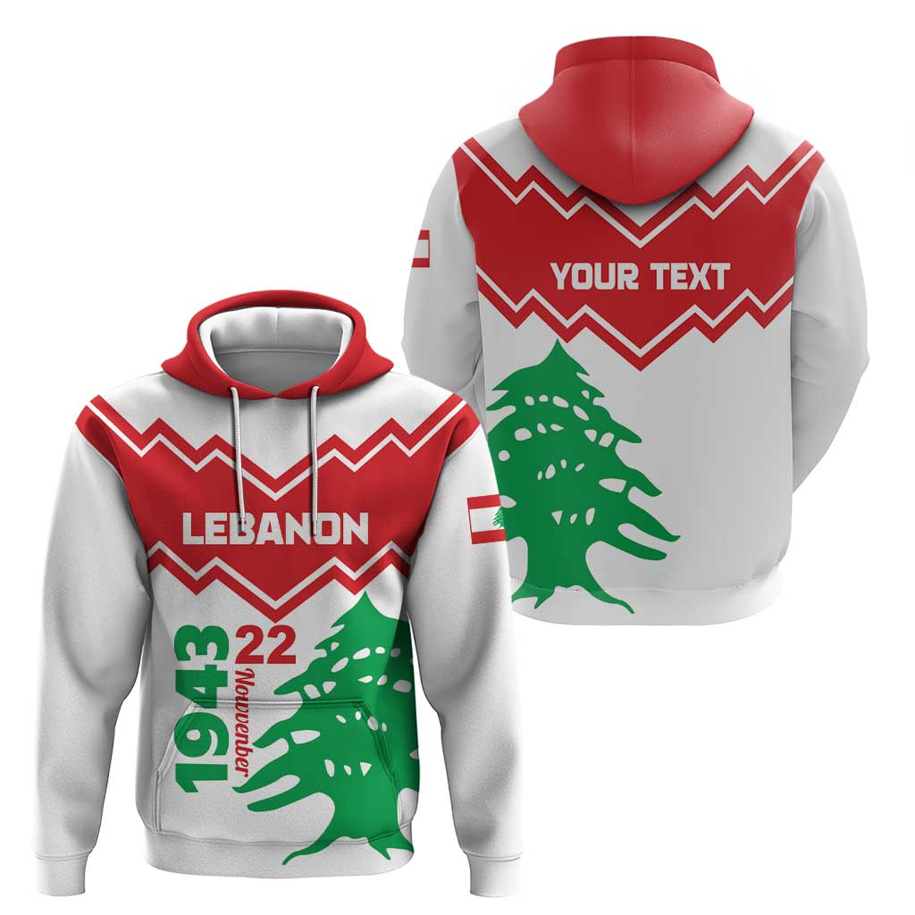 Personalized Lebanon Independence Day Hoodie Cedrus libani - Wonder Print Shop