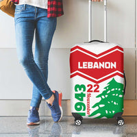 Lebanon Independence Day Luggage Cover Cedrus libani - Wonder Print Shop