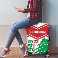 Lebanon Independence Day Luggage Cover Cedrus libani - Wonder Print Shop