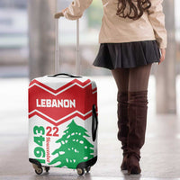 Lebanon Independence Day Luggage Cover Cedrus libani - Wonder Print Shop