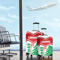 Lebanon Independence Day Luggage Cover Cedrus libani - Wonder Print Shop