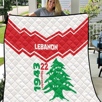 Lebanon Independence Day Quilt Cedrus libani - Wonder Print Shop