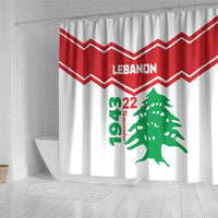 Lebanon Independence Day Shower Curtain Cedrus libani