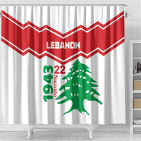 Lebanon Independence Day Shower Curtain Cedrus libani